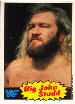 1985 O-Pee-Chee WWF Pro Wrestling Stars #12 Big John Studd Front