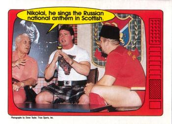 1985 O-Pee-Chee WWF Pro Wrestling Stars Series 2 #59 Fred Blassie / Roddy Piper / Nikolai Volkoff Front