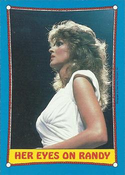 1987 Topps WWF #44 Her Eyes on Randy Front