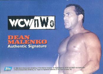 1998 Topps WCW/nWo - Authentic Signatures #NNO Dean Malenko  Back