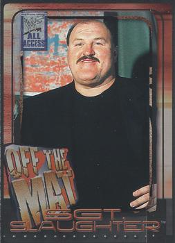 2002 Fleer WWF All Access #74 Sgt. Slaughter Front