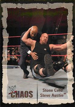 2004 Fleer WWE Chaos #1 Stone Cold Steve Austin  Front