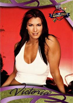 2004 Fleer WWE Divine Divas 2005 #22 Victoria Front