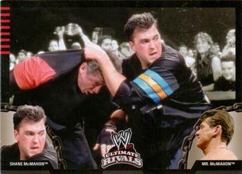 2008 Topps WWE Ultimate Rivals #49 Shane McMahon vs. Mr. McMahon Front