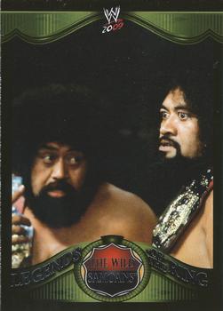2009 Topps WWE - Legends of the Ring #18 The Wild Samoans Front