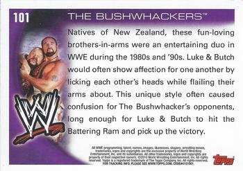 2010 Topps WWE #101 The Bushwhackers Back