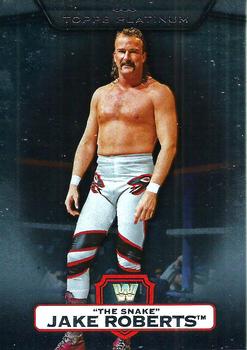 2010 Topps Platinum WWE #22 Jake The Snake Roberts  Front