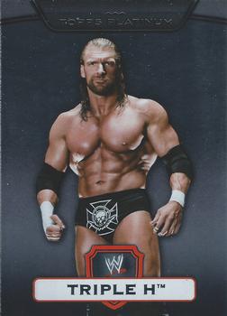 2010 Topps Platinum WWE #55 Triple H  Front