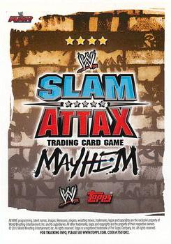 2010 Topps Slam Attax WWE Mayhem #NNO Mark Henry Back