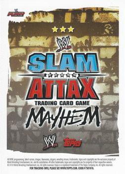 2010 Topps Slam Attax WWE Mayhem #NNO Gail Kim  Back