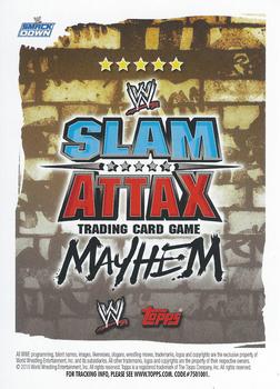 2010 Topps Slam Attax WWE Mayhem #NNO Undertaker  Back
