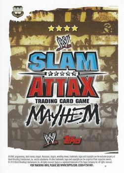 2010 Topps Slam Attax WWE Mayhem #NNO Sgt. Slaughter  Back