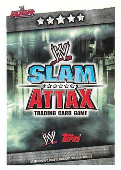 2009 Topps Slam Attax WWE #NNO Triple H Back