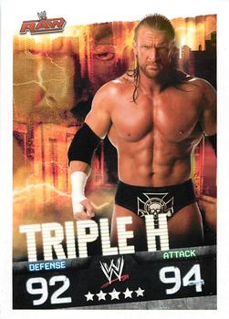 2009 Topps Slam Attax WWE #NNO Triple H Front