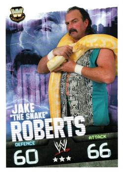 2009 Topps Slam Attax WWE #NNO Jake The Snake Roberts Front