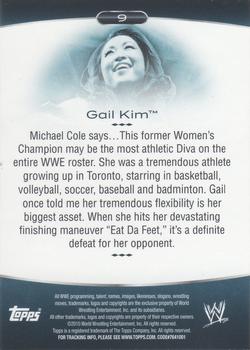 2010 Topps Platinum WWE - Rainbow #9 Gail Kim  Back