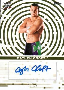 2010 Topps WWE - Autographs Gold #A-CC Caylen Croft Front