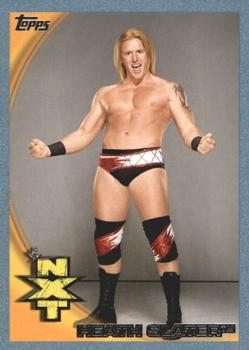 2010 Topps WWE - Blue #71 Heath Slater  Front