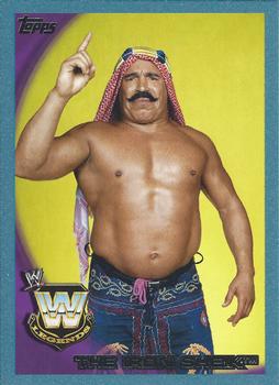 2010 Topps WWE - Blue #95 The Iron Sheik  Front