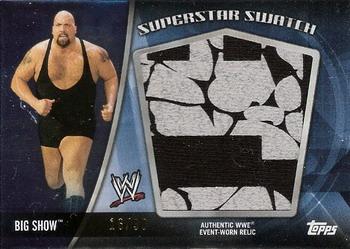 2010 Topps WWE - Superstar Super Swatches #SS-BS Big Show  Front