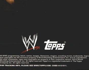 2010 Topps WWE - World Championship Material Puzzle Back #NNO Randy Orton  Back