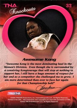 2009 TriStar TNA Knockouts #32 Awesome Kong Back