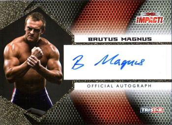 2009 TriStar TNA Impact - Autographs Gold #IA-11 Brutus Magnus  Front