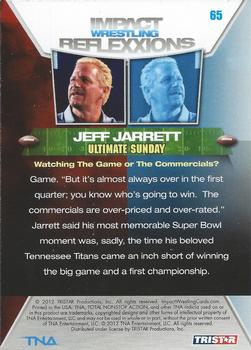 2012 TriStar Impact TNA Reflexxions #65 Jeff Jarrett Back