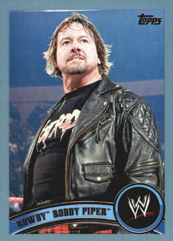 2011 Topps WWE - Blue #92 Rowdy Roddy Piper Front