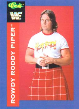 1991 Classic WWF Superstars #65 Rowdy Roddy Piper  Front