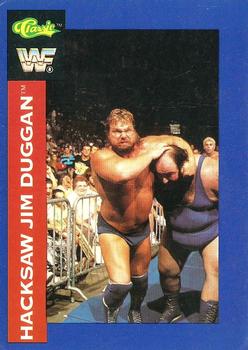 1991 Classic WWF Superstars #116 Hacksaw Jim Duggan Front