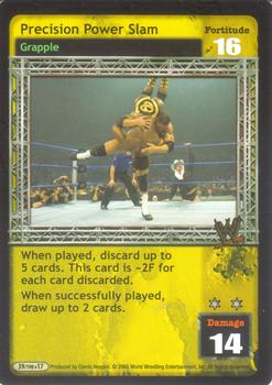 2005 Comic Images WWE Raw Deal: Unforgiven #39 Precision Power Slam Front
