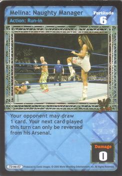 2005 Comic Images WWE Raw Deal: Unforgiven #73 Melina:  Naughty Manager Front