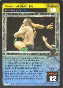 2006 Comic Images WWE Raw Deal: The Great American Bash #34 Technical Bear Hug Front