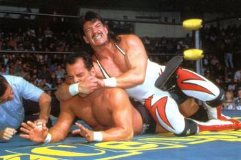 1998 Panini WCW/nWo Photocards #83 Eddie Guerrero vs Dean Malenko Front