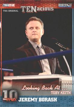 2012 TriStar Impact TNA TENacious #41 Jeremy Borash Front