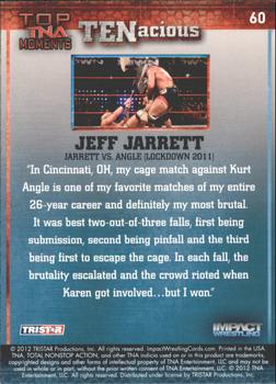 2012 TriStar Impact TNA TENacious #60 Jeff Jarrett Back