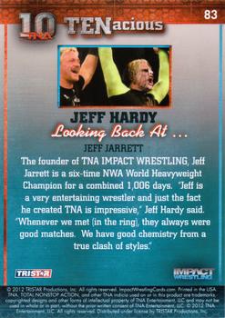 2012 TriStar Impact TNA TENacious #83 Jeff Hardy Back