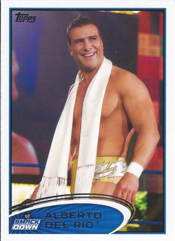 2012 Topps WWE #78 Alberto Del Rio  Front