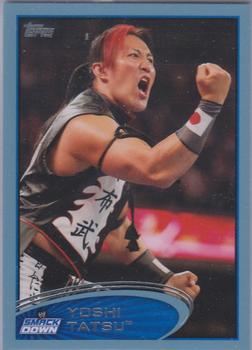 2012 Topps WWE - Blue #36 Yoshi Tatsu  Front