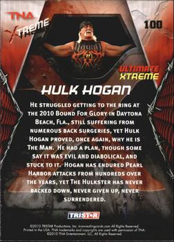2010 TriStar TNA Xtreme #100 Hulk Hogan Back