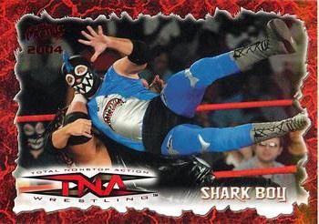 2004 Pacific TNA - Red #42 Shark Boy Front