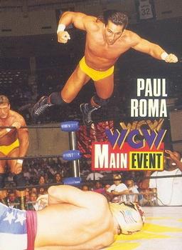 1995 Cardz WCW Main Event #9 Paul Roma Front