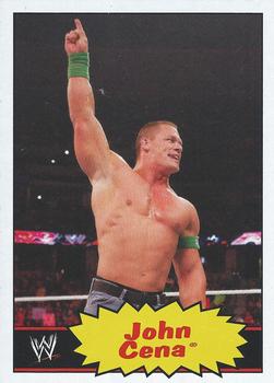 2012 Topps Heritage WWE #19 John Cena Front