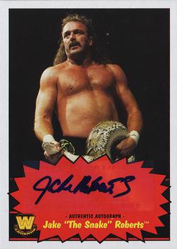 2012 Topps Heritage WWE - Autographs #NNO Jake The Snake Roberts Front