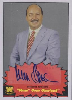 2012 Topps Heritage WWE - Autographs #NNO Mean Gene Okerlund Front