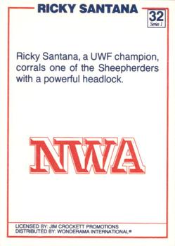 1988 Wonderama NWA #32 Ricky Santana Back