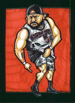 2013 TriStar TNA Impact Live #102 Bully Ray Caricature Front