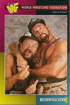 1995 WWF Magazine #9 Bushwhackers (Luke & Butch) Front