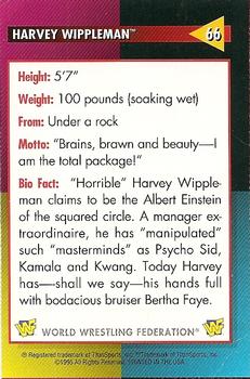 1995 WWF Magazine #66 Harvey Wippleman Back